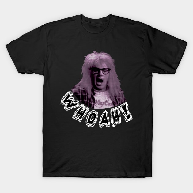 Wayne's World Garth Whoah T-Shirt by DemBoysTees